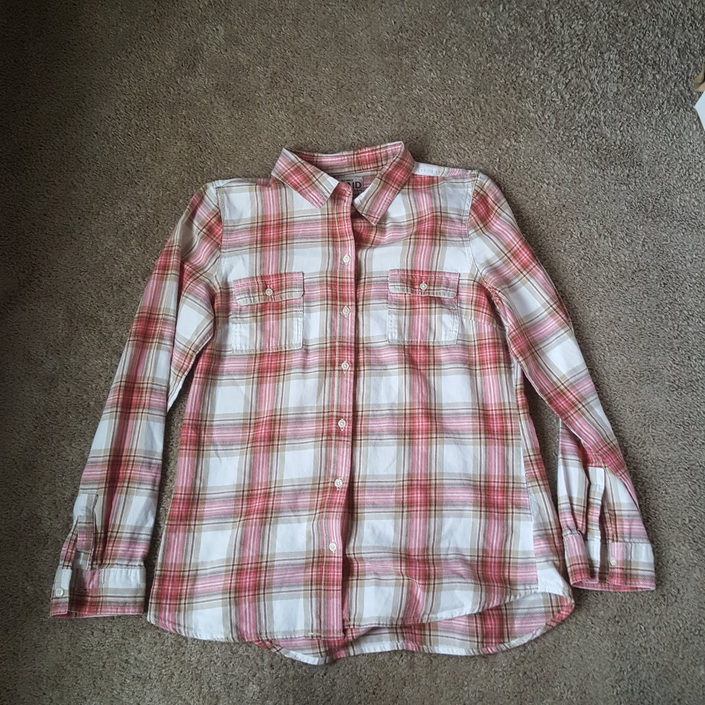 Pink Plaid Button-Down